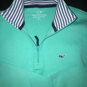Vineyard Vines Men's Mint Green 3/4 Sweater Resort wear. Circa 2014.